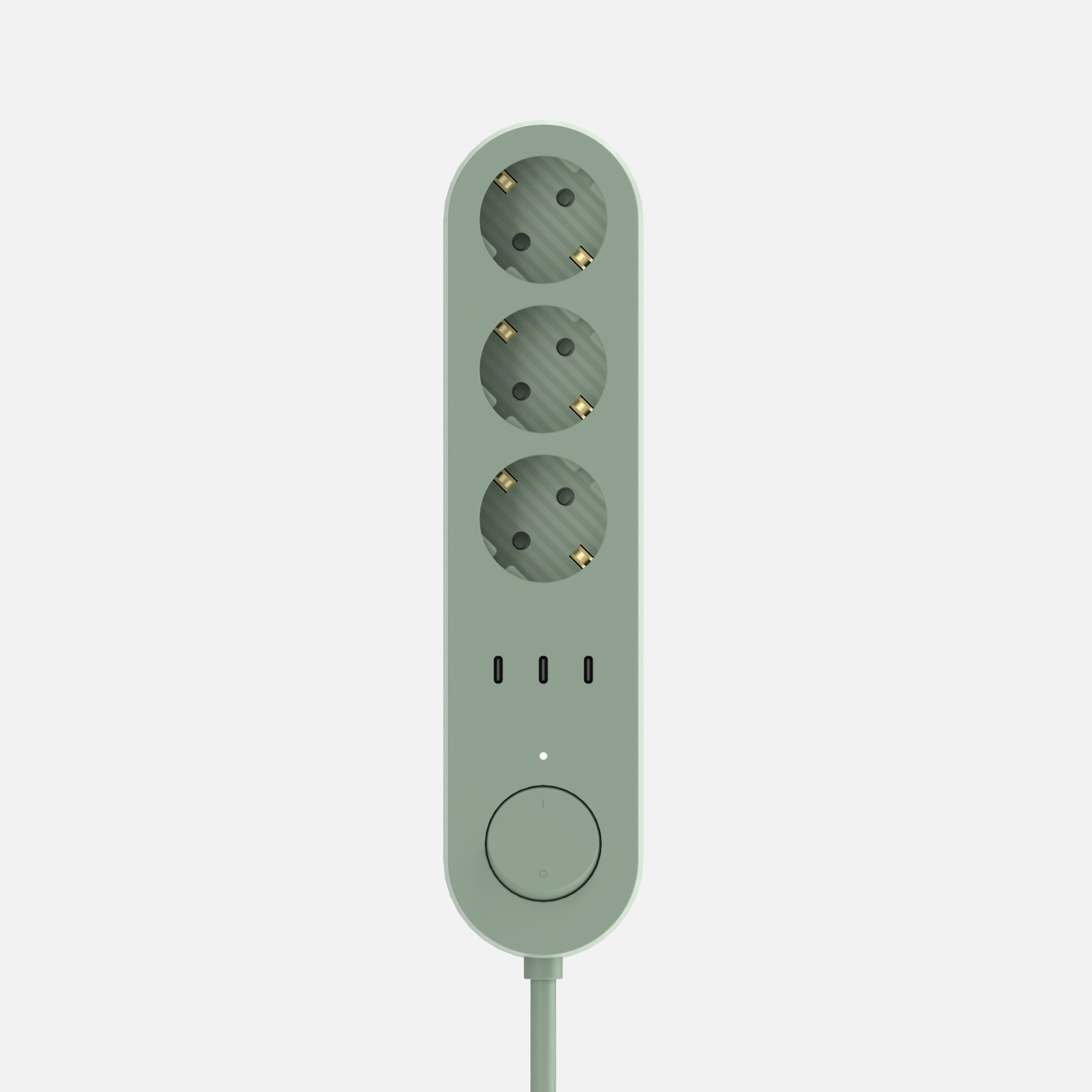 Alma Power Strip - Midsummer Green