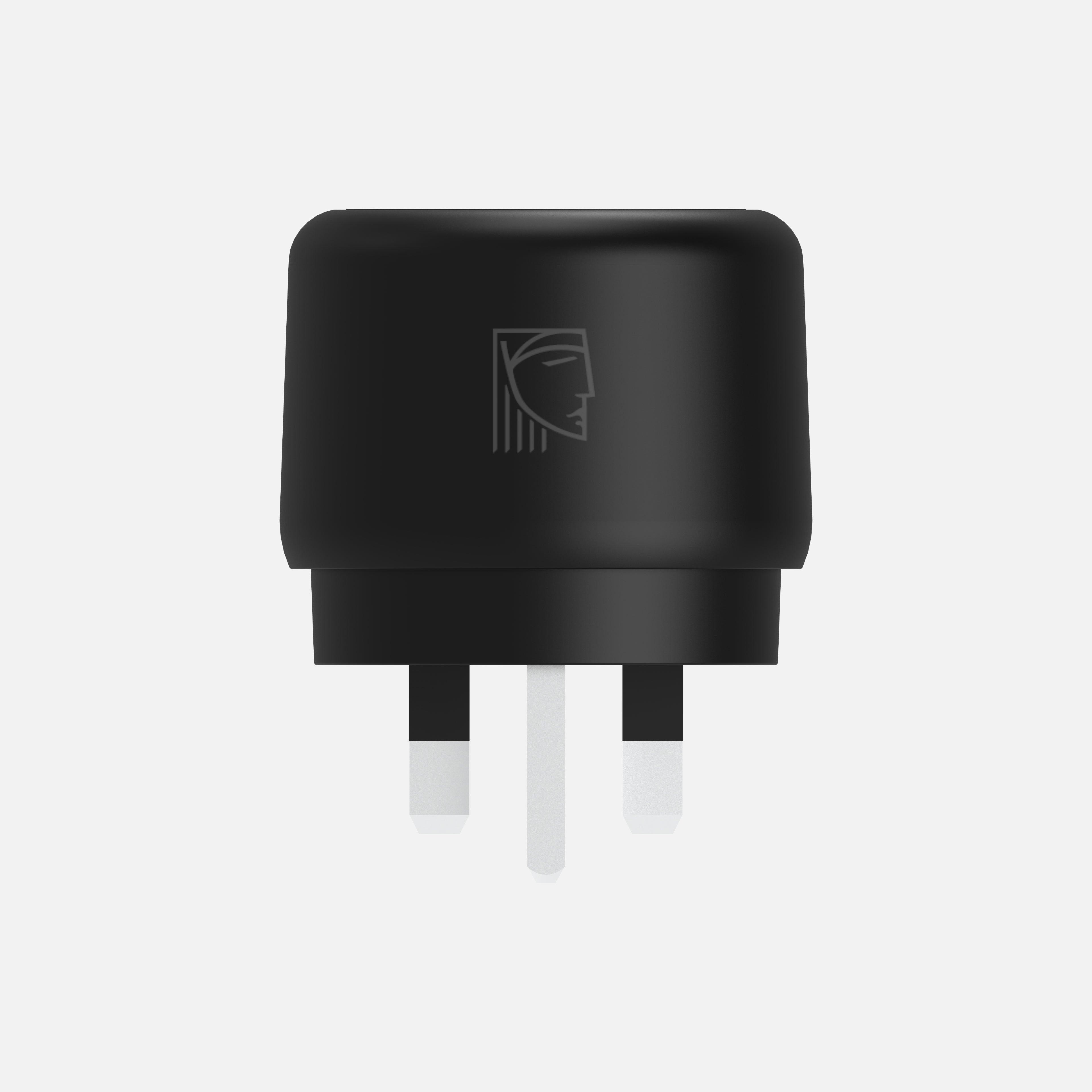 Elliot - EU to UK Adapter - Onyx Black