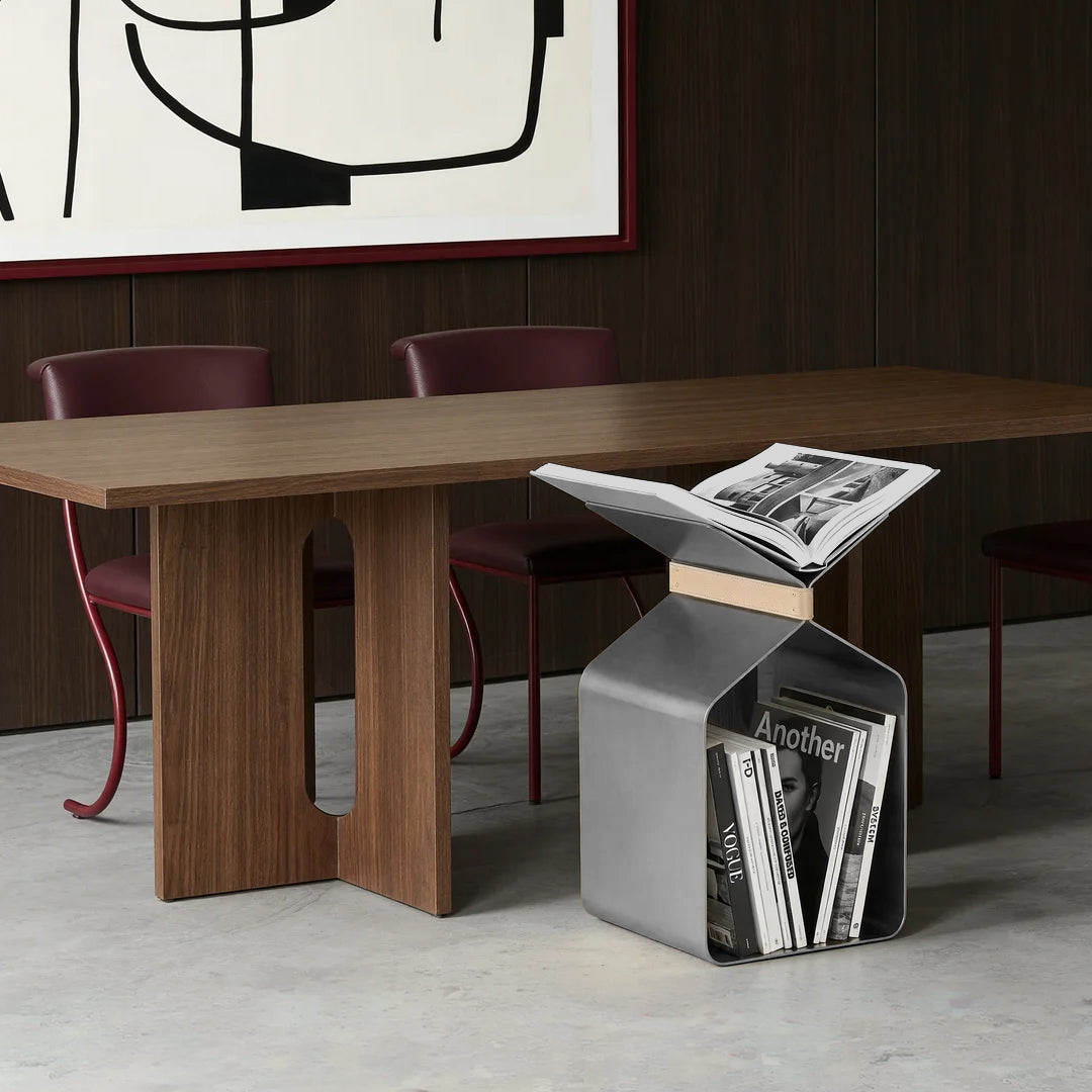 Elmer Stand - Satin Aluminium