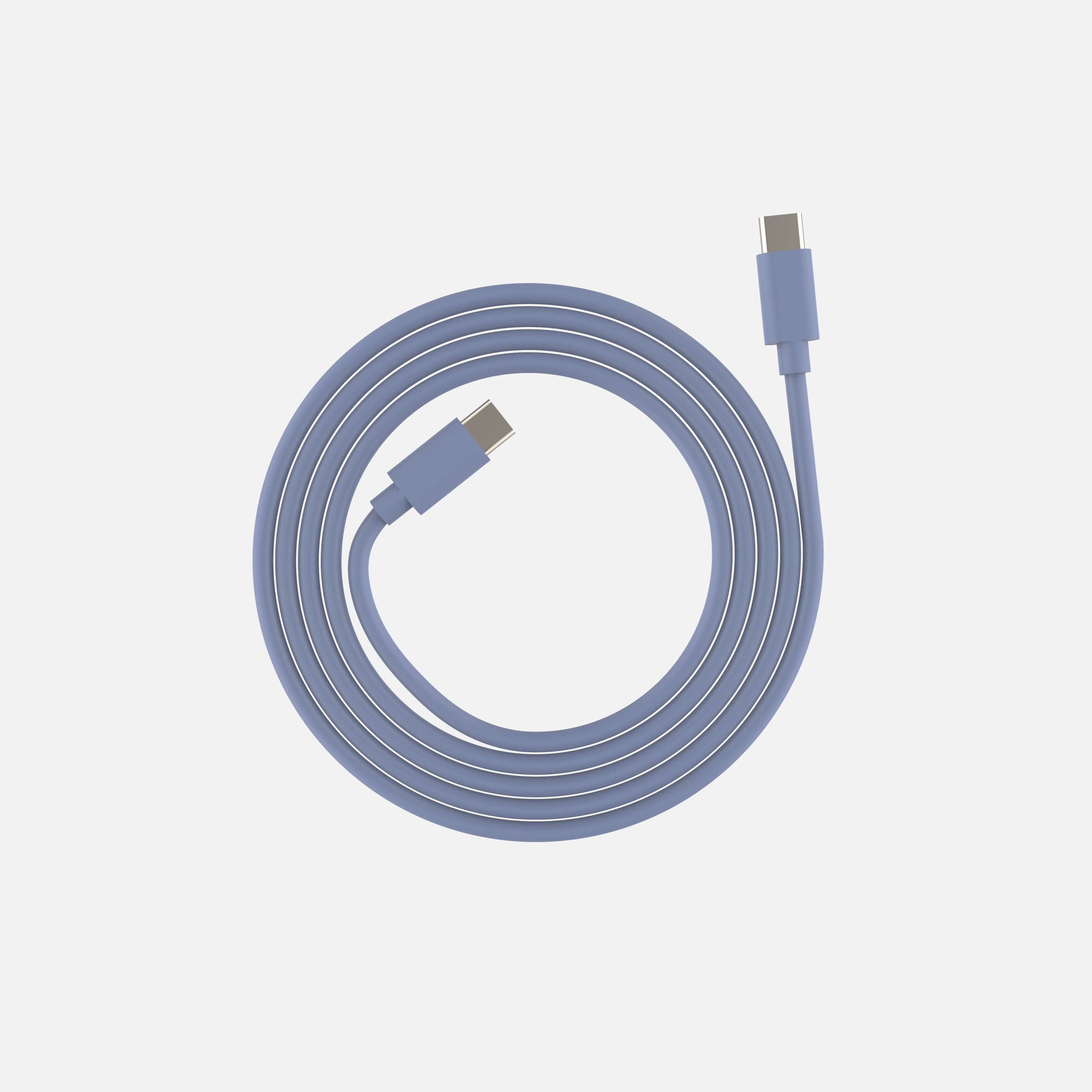 USB-C to USB-C 240w / 2m - Kattegatt Blue